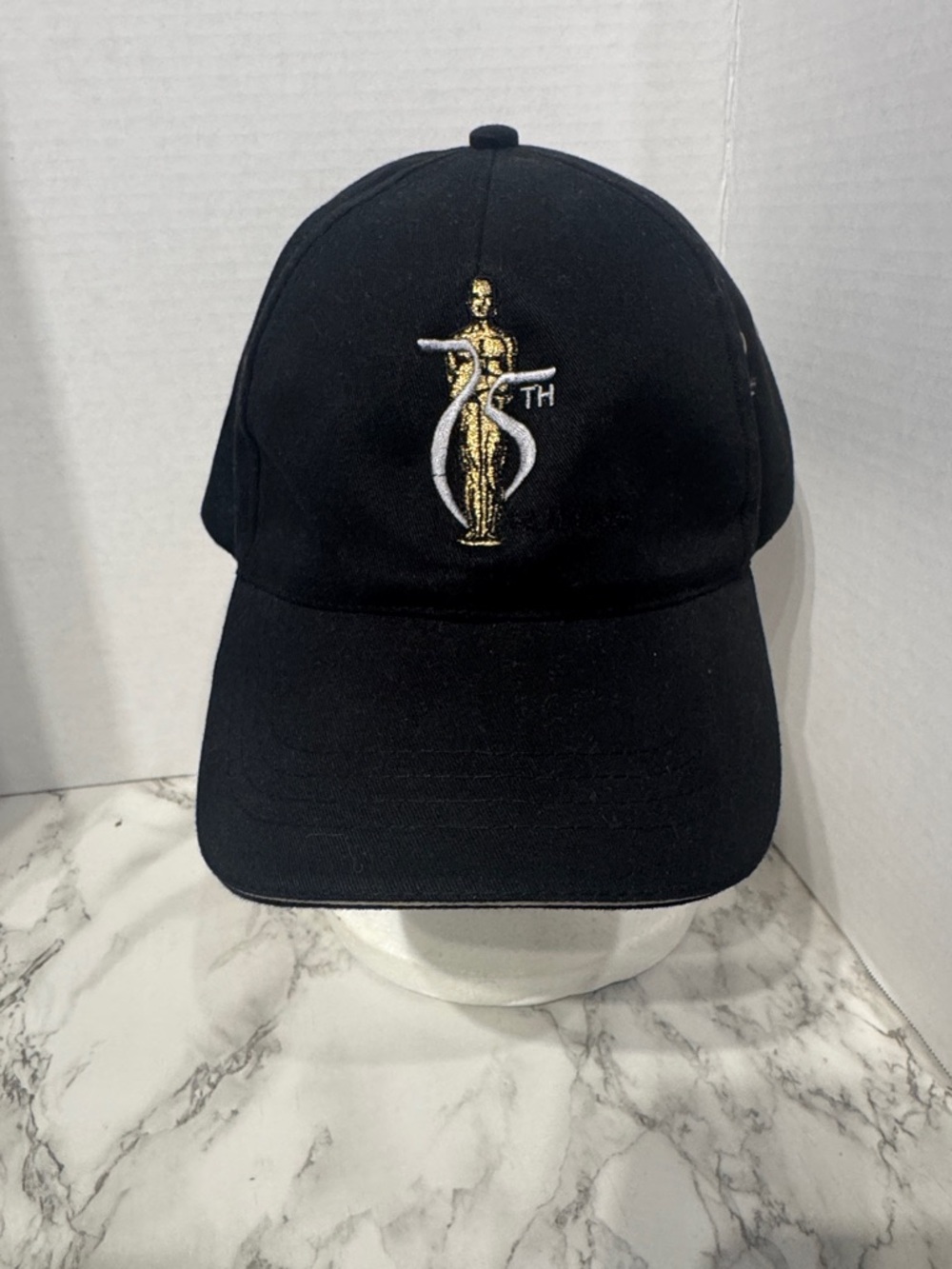 Unisex Black Adjustable Academy Awards 75 Anniversary HAT AMPAS 2003 Oscars Logo